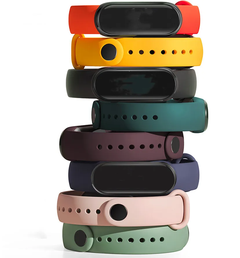 Bracelet for Xiaomi Mi Band 5 Sport Strap watch Silicone TPU wrist strap For xiaomi mi band 5 accessories for Miband 5 Watchband
