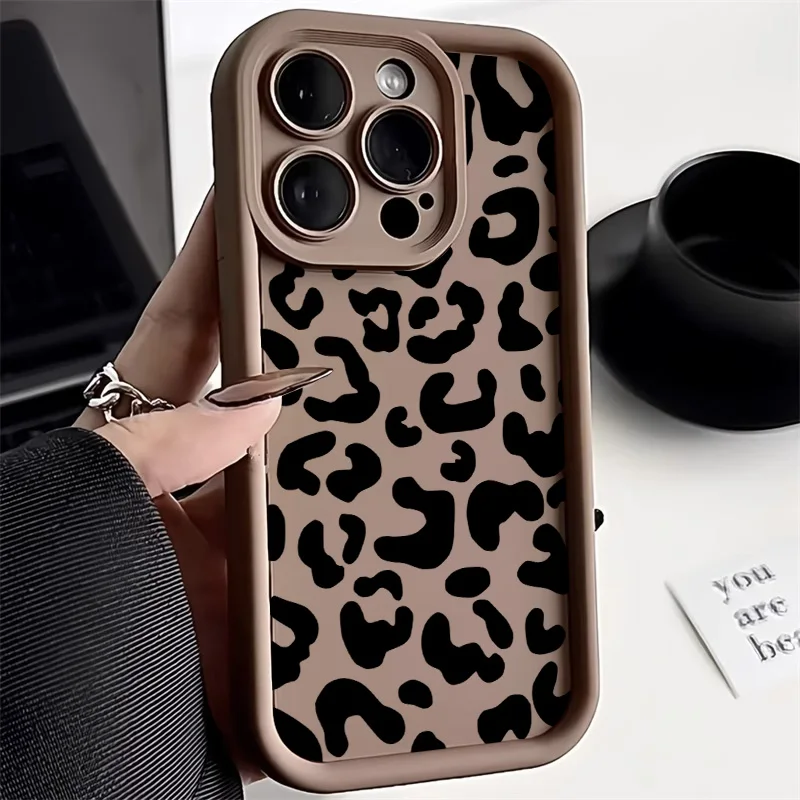 Leopard Print Phone Case For Samsung A55 5g Case S24 S23 Ultra A54 A34 5g A53 A32 A52 A24 A23 A06 A71 A25 S20 S21 S23 FE Cover