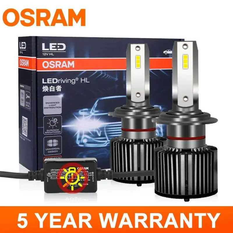 OSRAM H7 LED Headlight H4 H11 9005 HB3 9006 HB4 H1 for Car 50W Auto Headlamps White 6000K Bulbs 12V Lamps Vehicle Lights CANbus