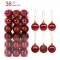 36pcs wine red