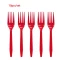 1set red fork
