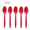 1set red spoon