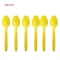 1set yellow spoon