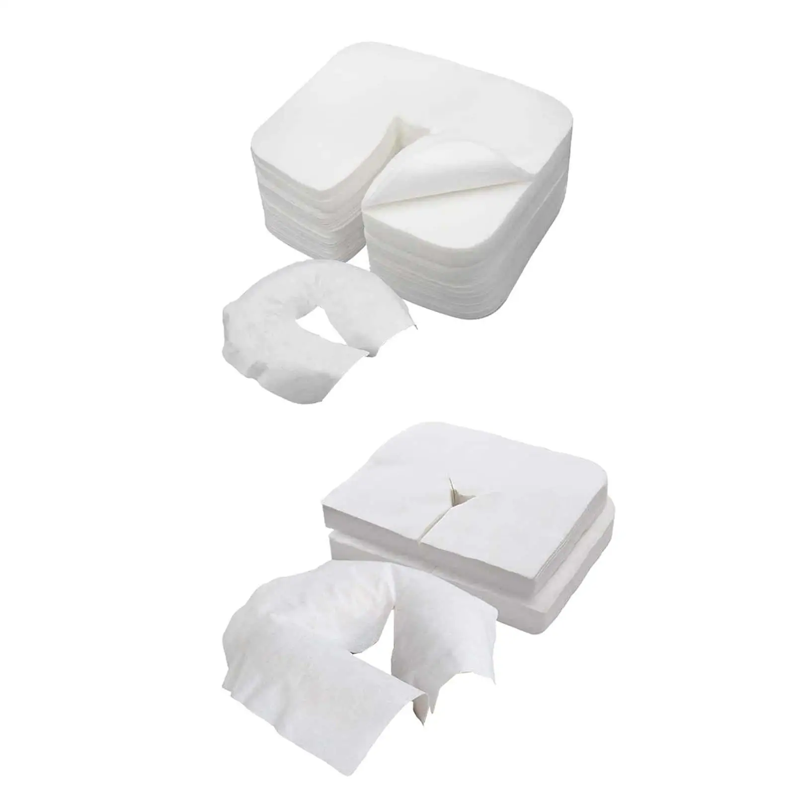 100 Pieces Disposable Pillow Cover for Chairs SPA Salon Bed Massage Tables
