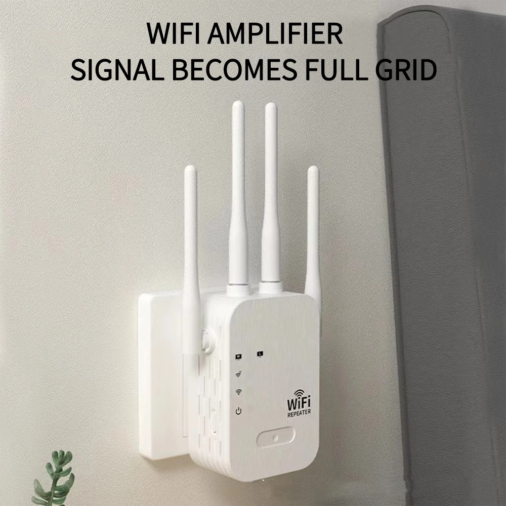 5G 2.4G Dual Band WiFi Repeater Signal Amplifier Router 1200Mbps/300Mbps Signal Booster Network Amplifier