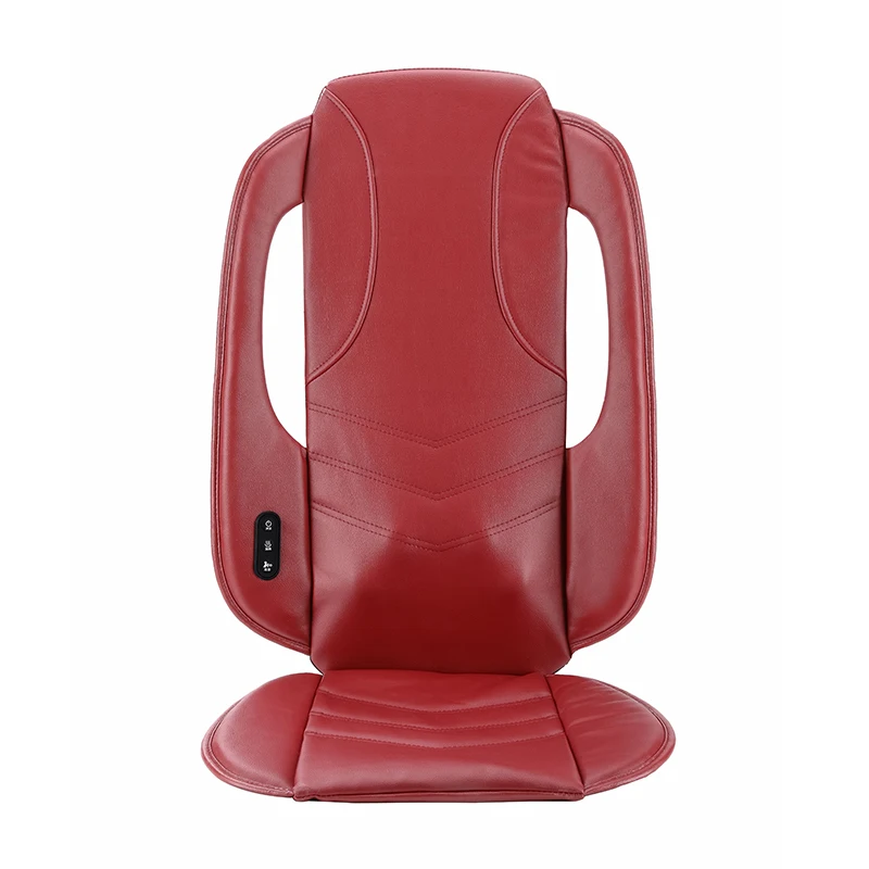 D253 high quality kneading massage cushion with infrared heating shiatsu rolling massage chair cushion