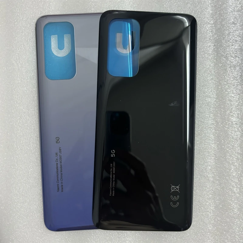 For Xiaomi Mi 10T Pro 5G Battery Back Cover 3D Glass Panel For Xiaomi Mi10T Rear Door Battery Housing Case Adhesive Replace