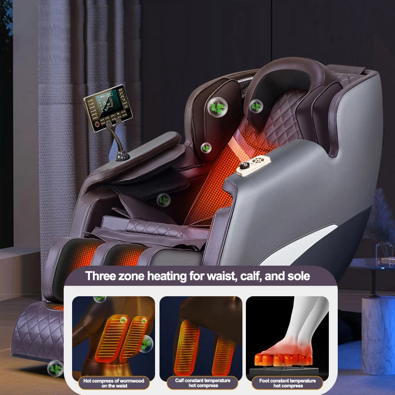 Full Body Massage Chair with Zero Gravity, Massage Chair Recliner with Heating, Airbags ...