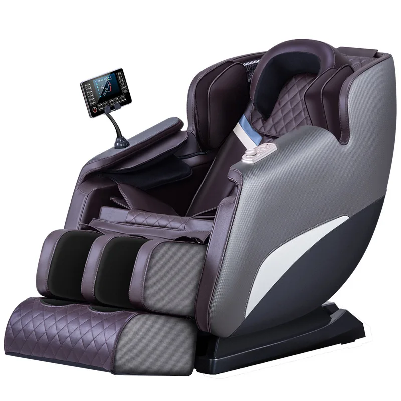 Full Body Massage Chair with Zero Gravity, Massage Chair Recliner with Heating, Airbags, Bluetooth Speaker, Foot Roller 110/220V