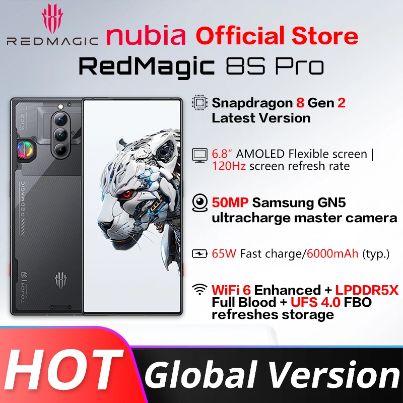 グローバル版 Redmagic 8s Pro 5G 6.8