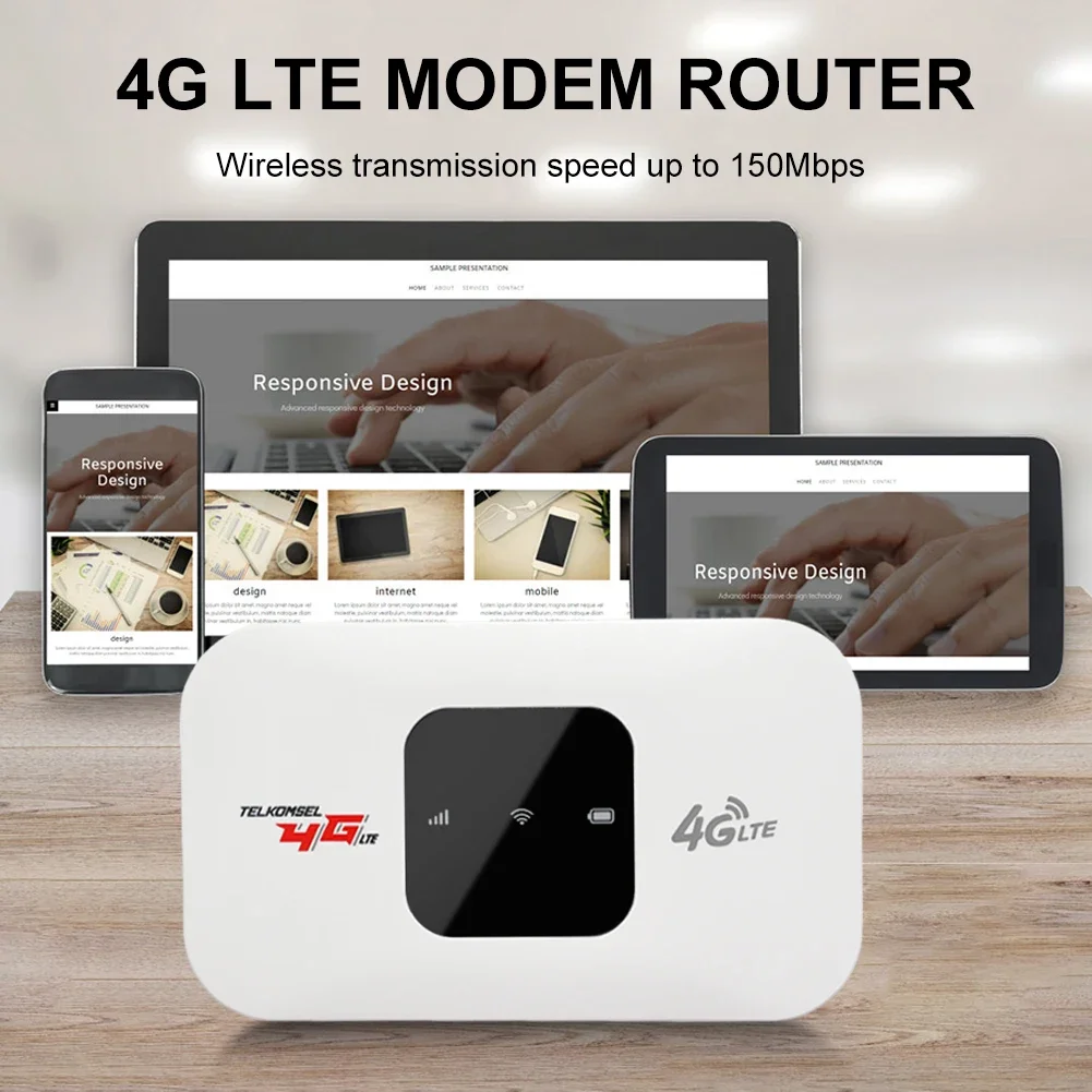 Router USB 4G WiFi, Memory Stick 100 Mbps, Hotspot Portatile, Supporto Scheda TF 32GB, Plug And Play, Nero
