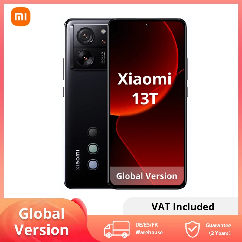 グローバル版 Xiaomi 13T 5G スマートフォン 144Hz AMOLED 
