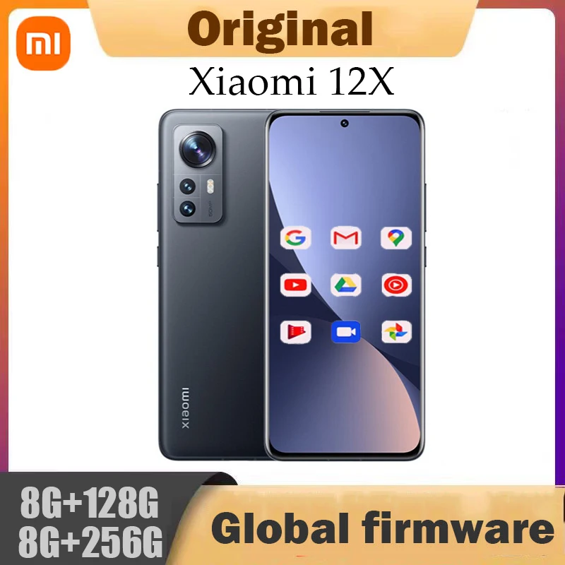 Global Firmware Xiaomi 12X 5G Smartphone Qualcomm Snapdragon 870 Processor 50MP Camera 4500mAh Battery 6.28-inch  Used Phone