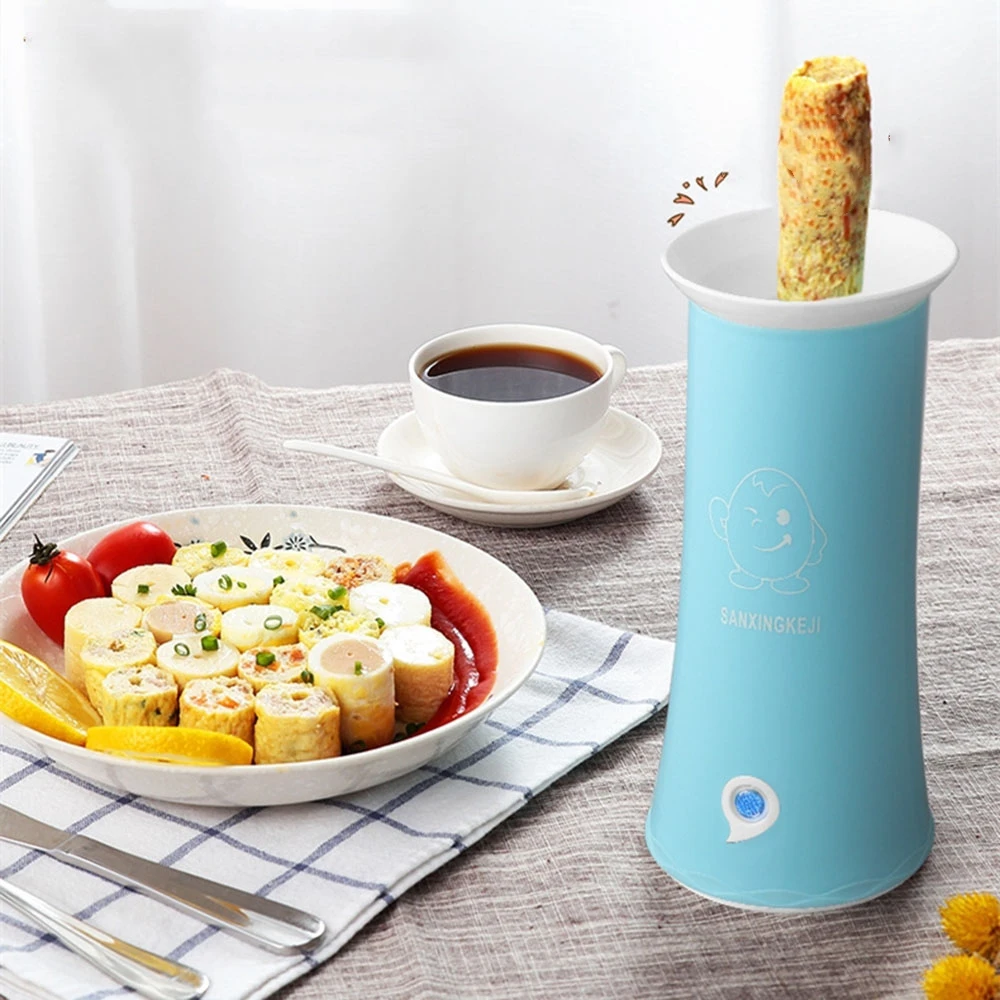 220V Electric Household DIY Electric Automatic Rising Egg Roll Maker Cooking Tool Egg Cup Omelette Master Sausage Machine