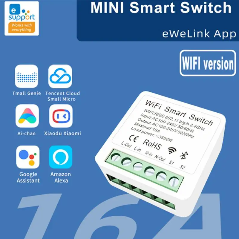 Smart Switch Smart Life Wifi Switch Smart Switch 16a Wifi Automation Module 4keys 6 Keys Wifi Mini 16a Tuya Smart Switch
