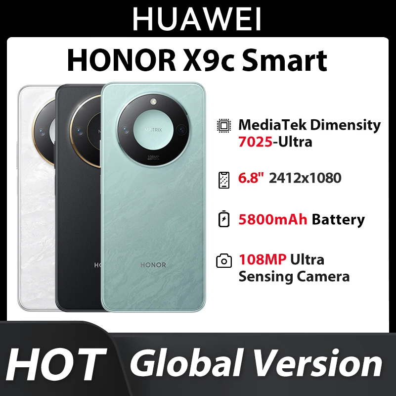 Global Version HONOR X9c Smart 5G 12GB+256GB 6.8