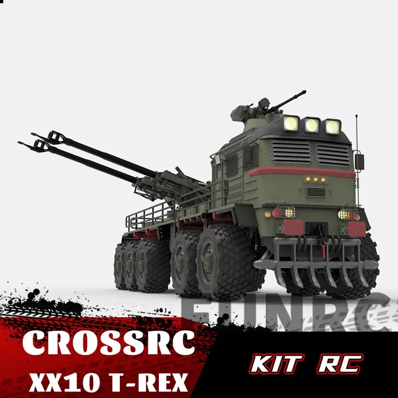 CROSSRC XX10 T-REX KIT Simulation Military Truck RC Car Electric Remote Control Model Car Adult Children’s Toys
