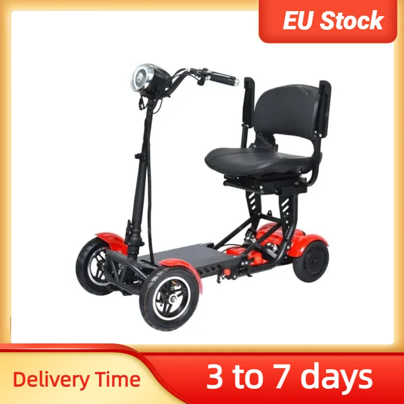 EU Stock Adult Electric Scooter 500w 10Inch 36V Foldable Mobility Scooter For Old People With Armrest Seat Dual Motor Escooter
