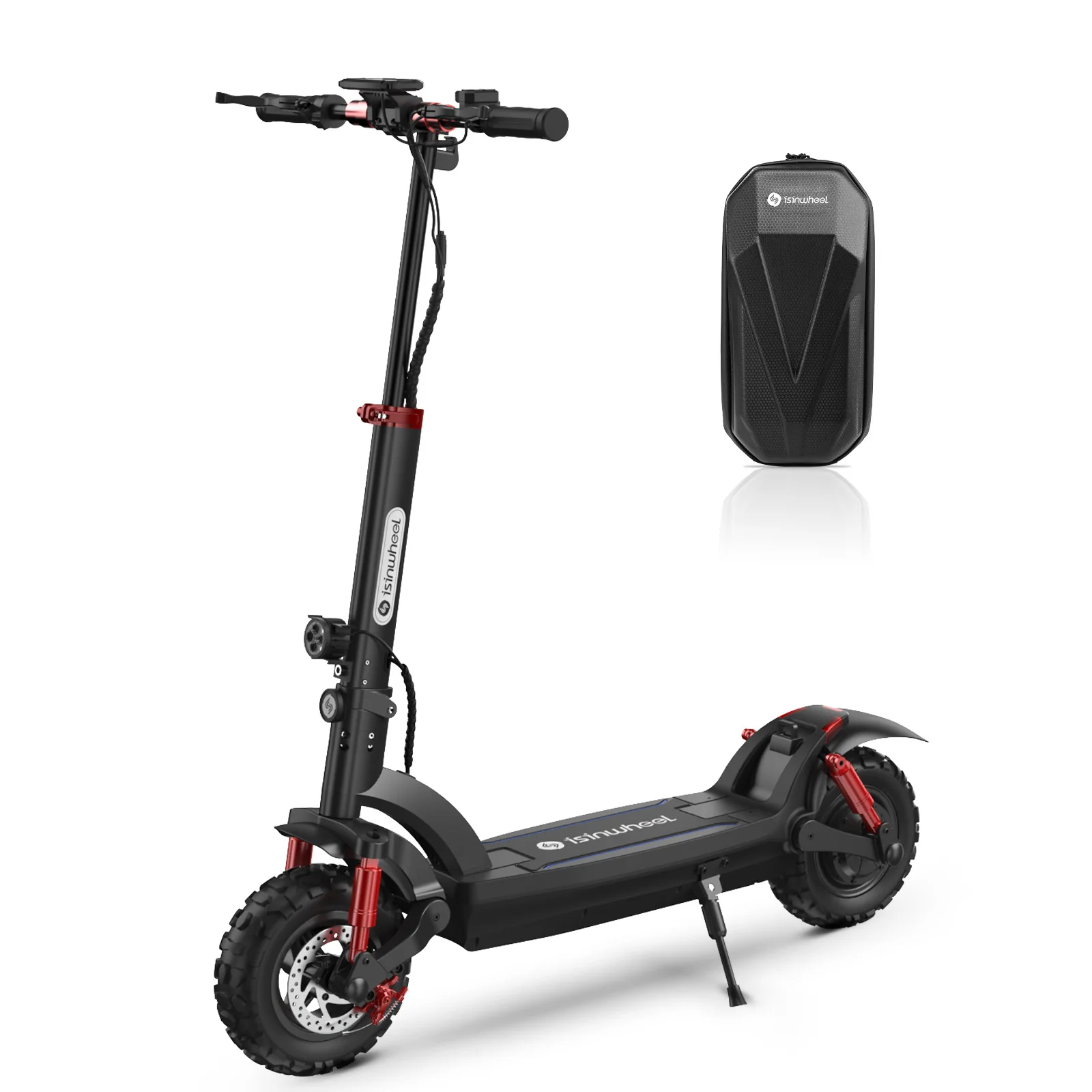 isinwheel GT2 Electric Scooter 800W Motor 48V 15Ah Battery 11 Off-Road Pneumatic Tire Foldable City Commuter Electric Scooter