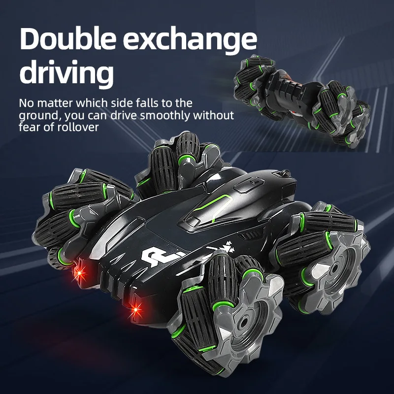 Children’s remote control toy car drift cross side driving four-wheel drive stunt cross-country climbing