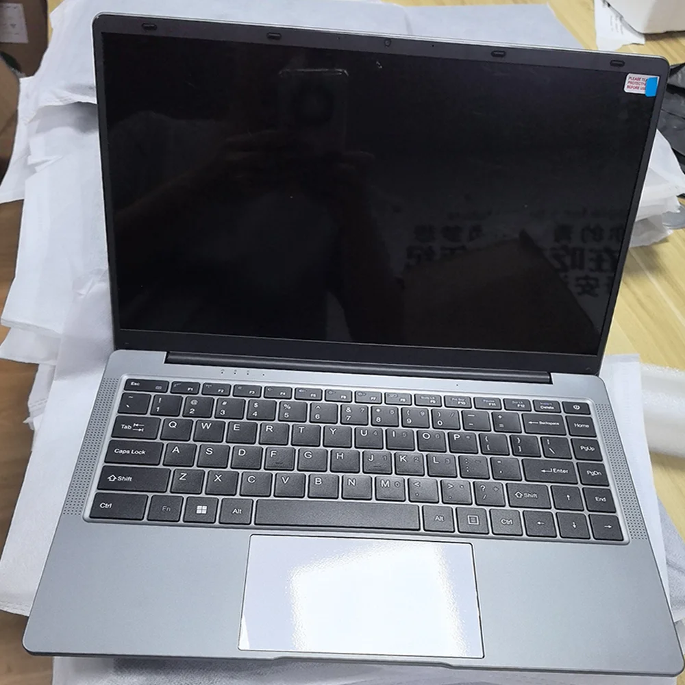 Cheap 14.1inch Mini Laptop  Portable Small Notebook Computer Windows 11 office Intel N4000 8GB 512GB IPS Bussiness Laptops