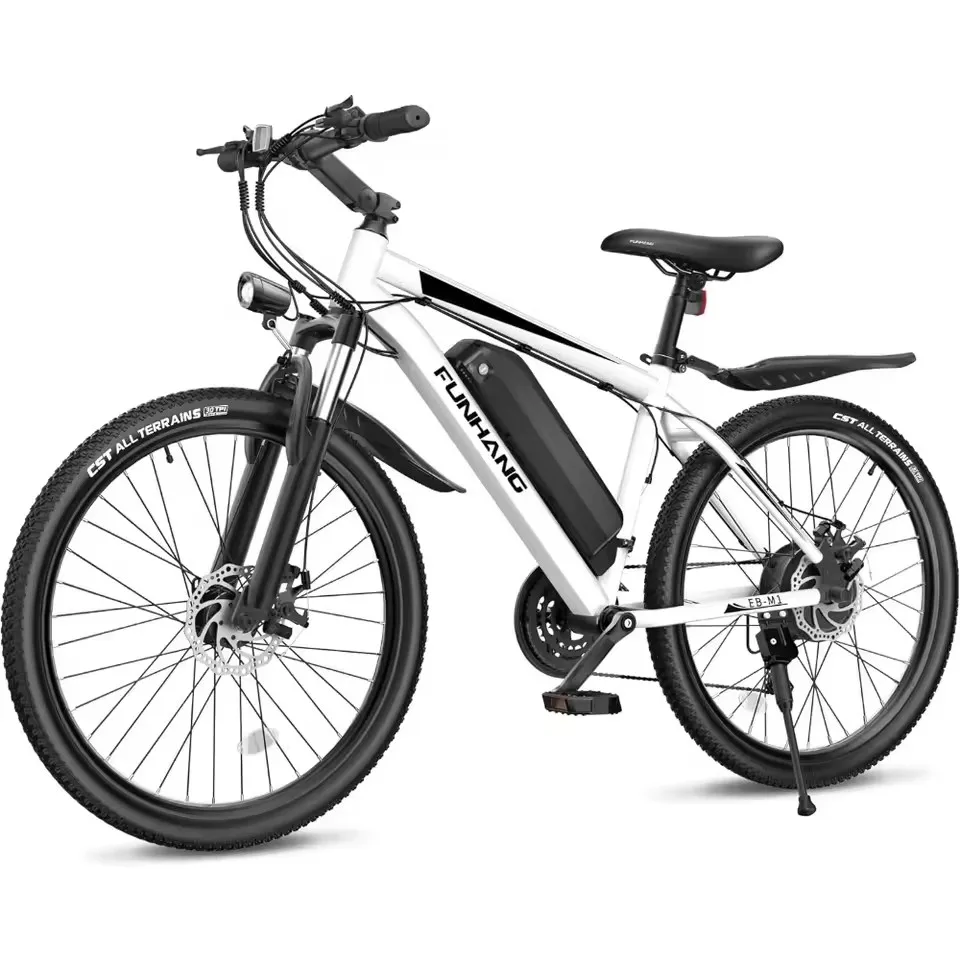 KUTE M100 Electric Bike 250W Brushless Motor 36V 10.4Ah Removable Battery 27.5 inch Tire EBike 25 km/h Max Speed 50-60km Range