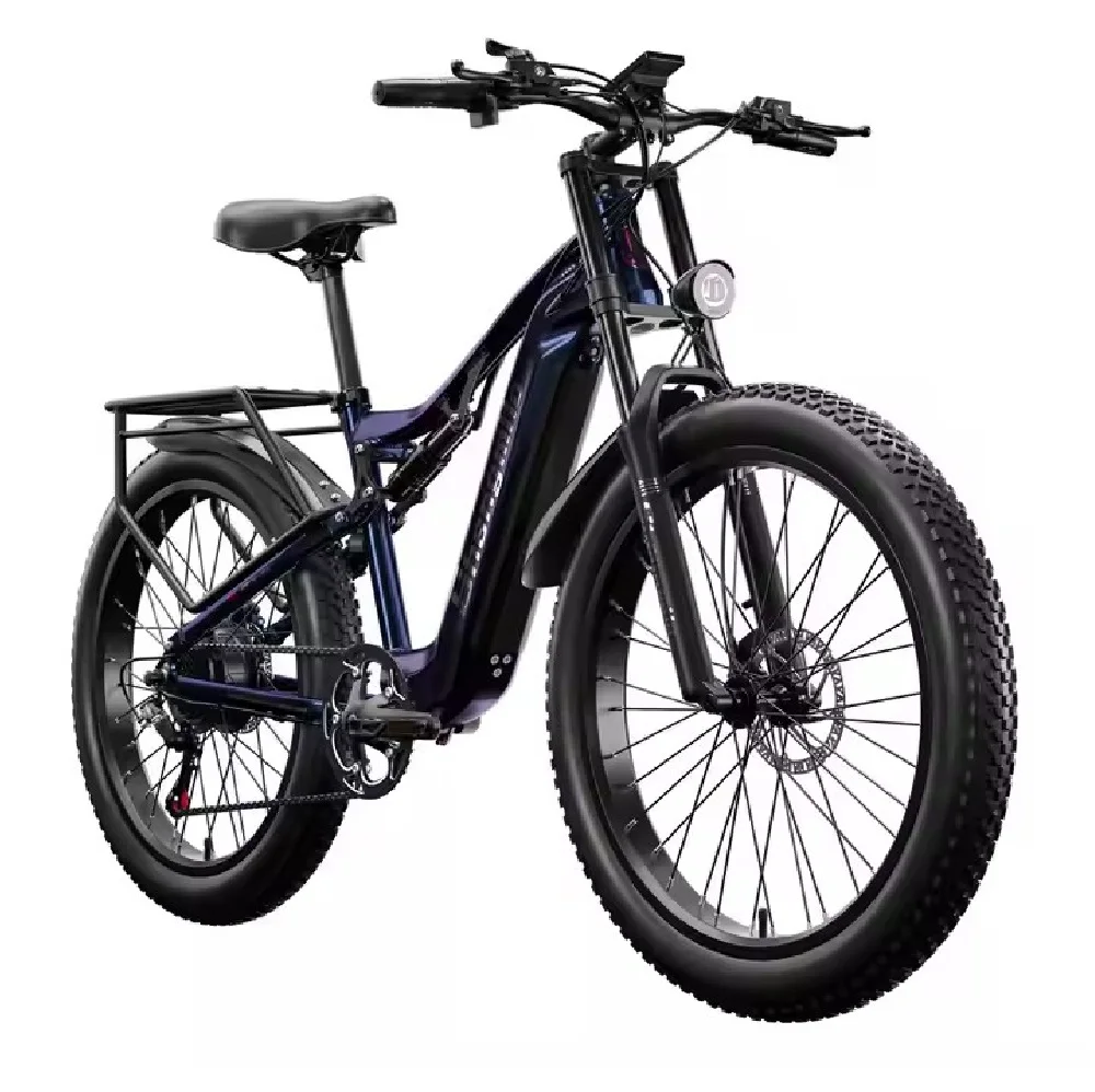 Factory Wholesale MX03 Electric Mountain Bike (EMTB) 1000W 26inch17ah Fat Tire E-Bike with EU/US/UK 48V Road Features Adults
