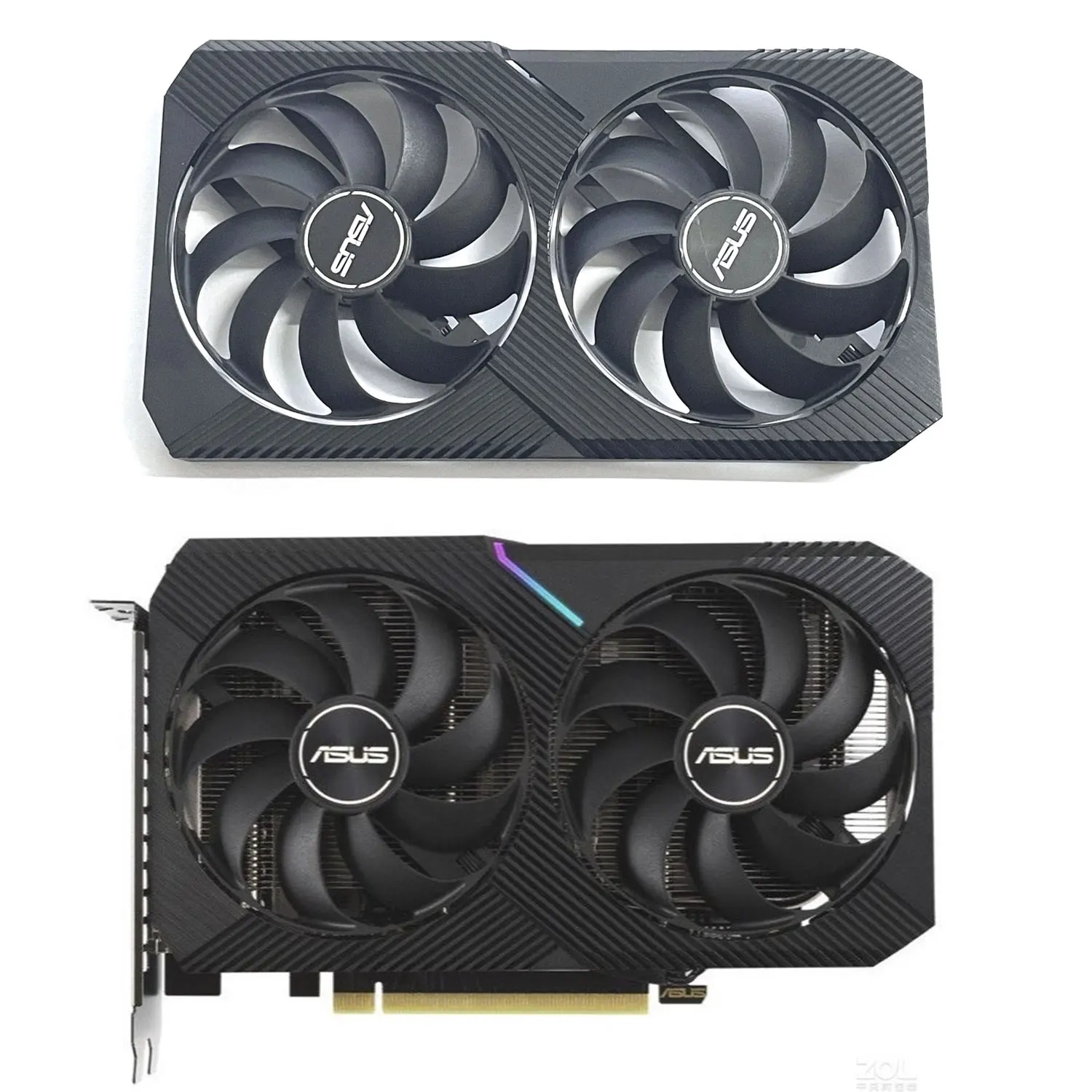 Original RTX 3060 Dual GPU Fan for ASUS Dual RTX 3050 3060 3060TI Mini GTX 1650 Mini 1660S Mini RX 6400 6500XT graphics card fan