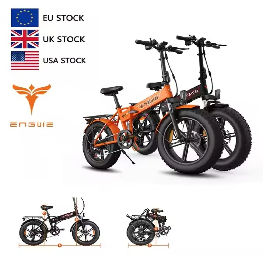 Eu Stock Engwe Ep-2 Pro 20 Inch Folding Bike Bicycle Electric Road Bike Electric Enduro Ebike Cheap Adult Bicycle for Sale