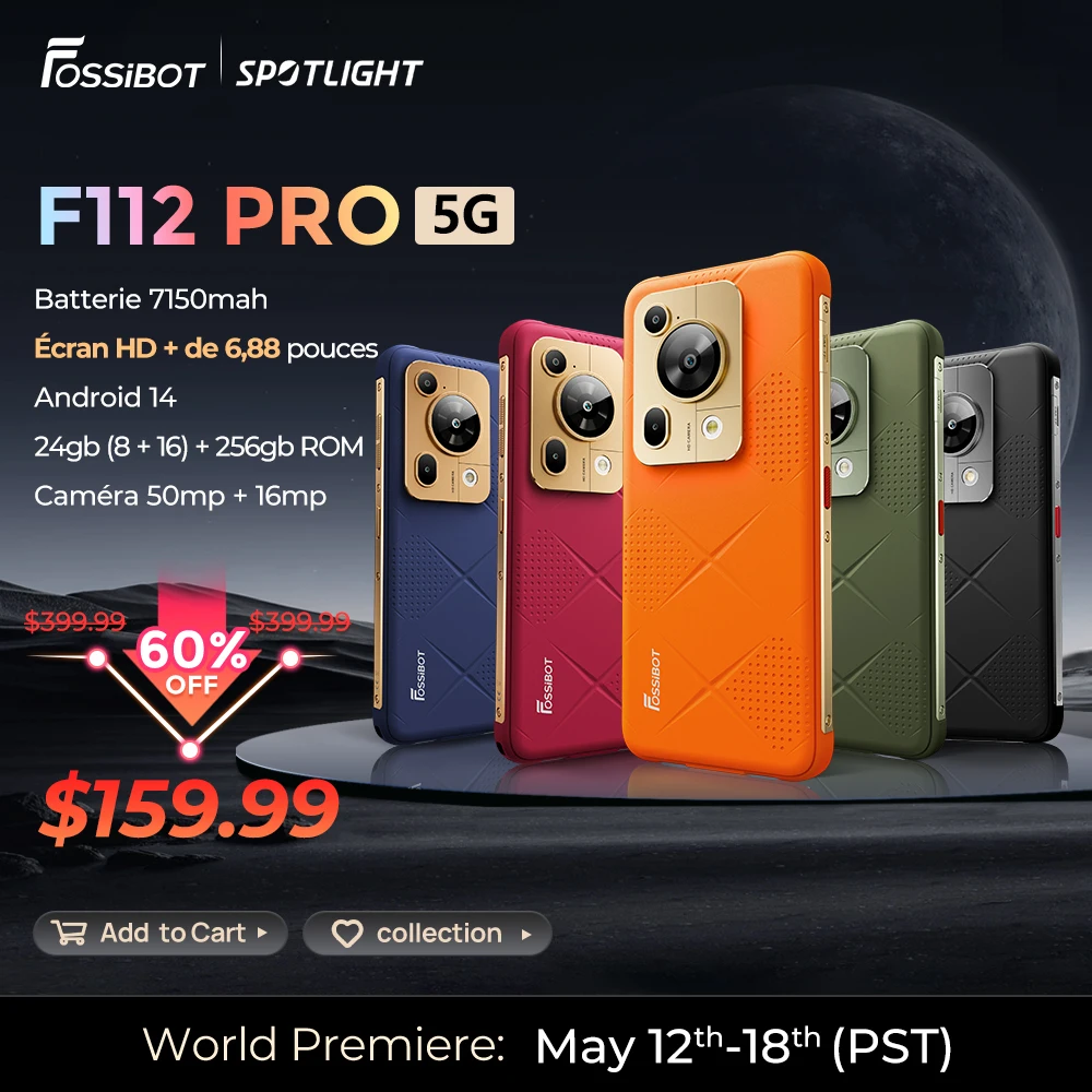 [World premiere] Fossibot F112 PRO 5G Rugged Smartphone 6.88