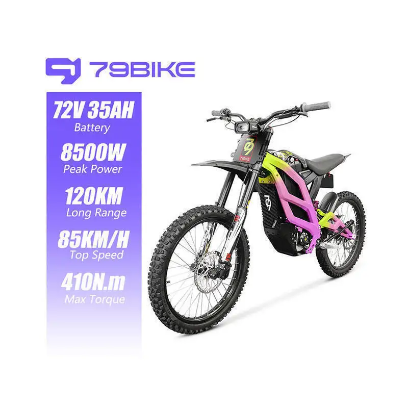 Electric Bike 79BIKE Falcon Pro Motorcycles 5000W 72V35AH Adult Off Road Ebike