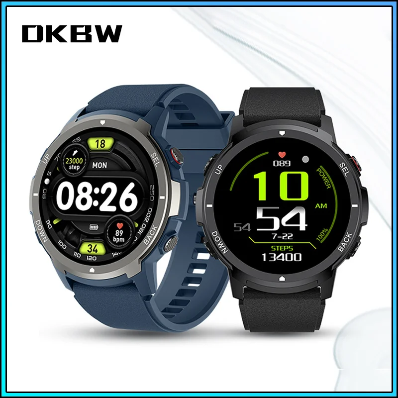 2025 Smartwatch Fitness Tracker Multifunction Bluetooth Call 4 Buttons Waterproof 100+Sports Modes Smart Watch Men Women