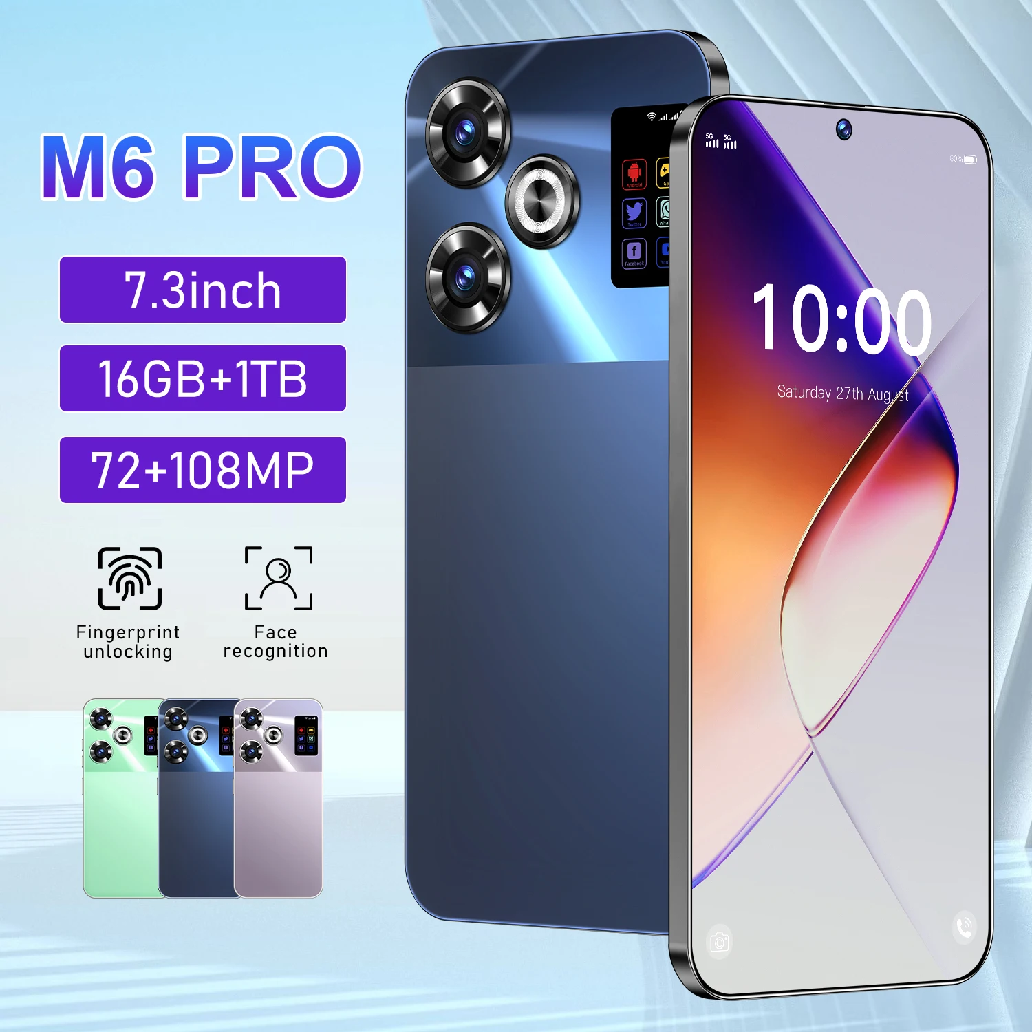 M6 Pro Smartphone 7.3