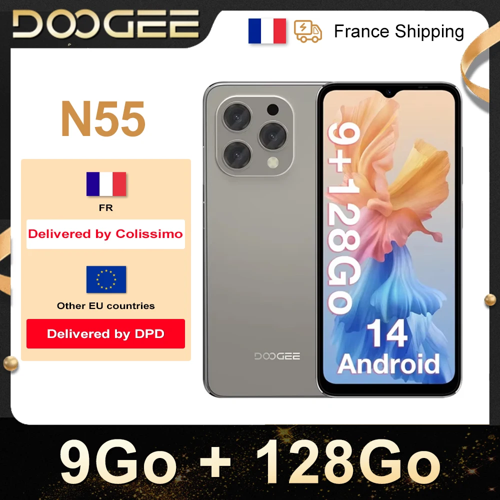 Global Version DOOGEE N55 Smartphone 6.56