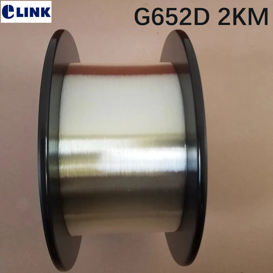 1km/roll Bare optical fibre G652D Singlemode SM 9/125um 1000m/spool without connector for OTDR test launch cable bare fiber