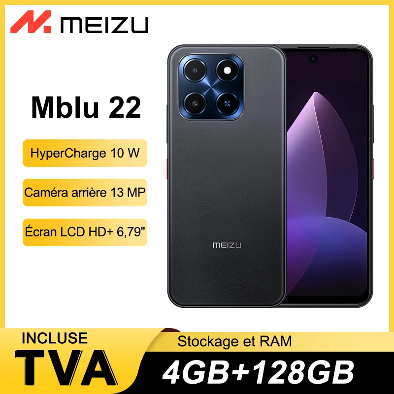 Global Version Meizu Mblu 22 Smartphone 90Hz 6.67