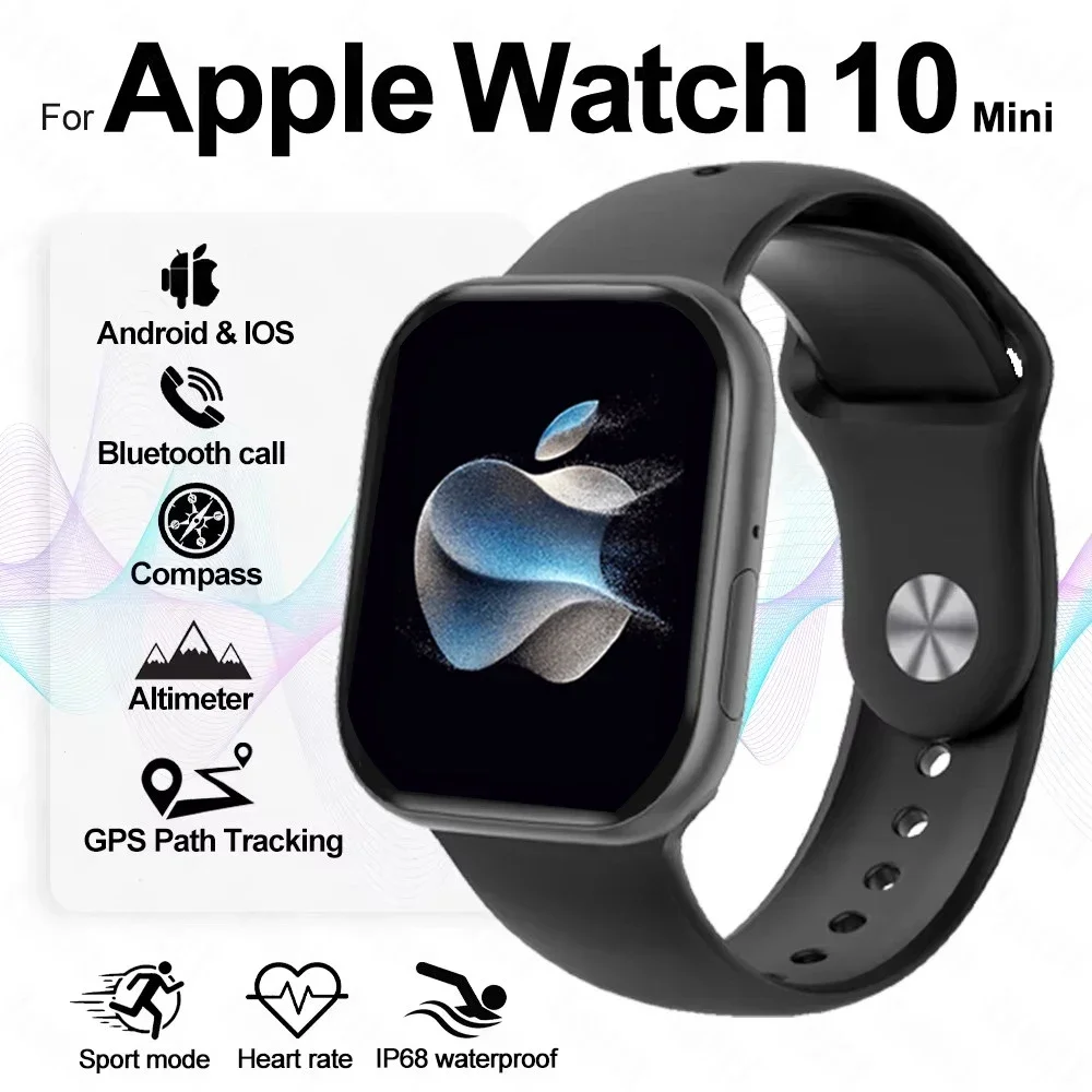 2025 New Original for Apple Watch X Mini Smart Watch Men HD AMOLED 4GB Memory Music 3D Surround BT Call Waterproof smart watches