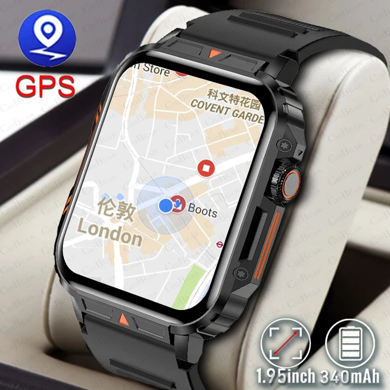 2025 New For Xiaomi Smart Watch Outdoor Military IP68 Waterproof Watch Men Bluetooth Call Smartwatch Android IOS