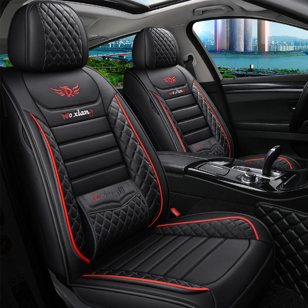 Elegant Universal Faux Leather Car Seat Cover by Tand: Easy-Clean, Comfort Design, Fits Major Models – Enhance Your Car’s