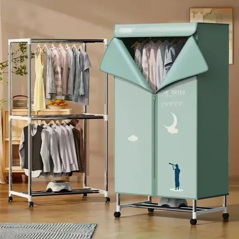 Clothes Dryer High Power,  Quick-Drying, Foldable,  Intelligent Timing，Small Wind Drying Machine  Home and  Dormitory use