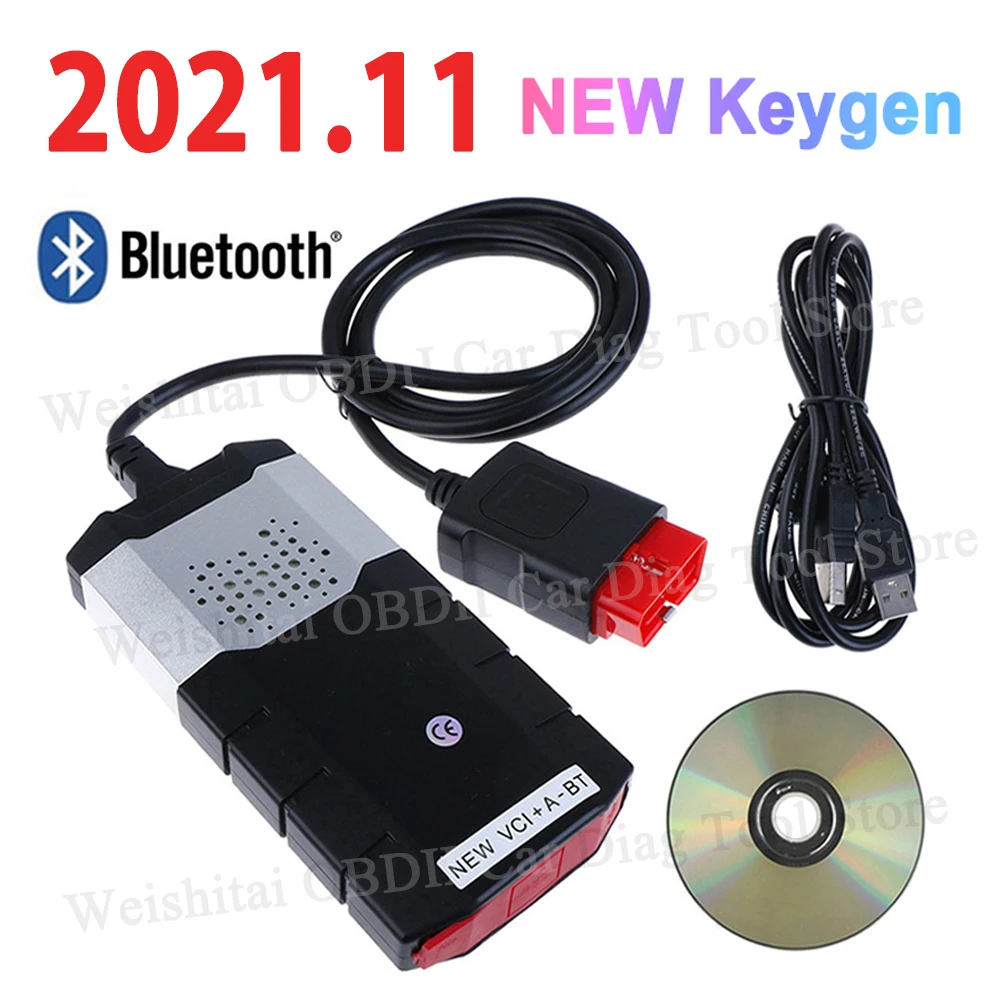 2025 Obd Obd2 Diagnostic VdIJk Autocoms Pro Vd Ds150e Cdp 2021.11 KEYGEN TNESF DELPHIS ORPDC Cars Trucks Scanner Tools Bluetooth