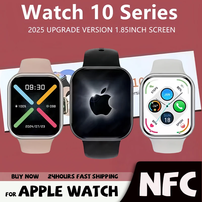 2025 New Series 10 For Apple Watch 10 SmartWatch GPS trajectory tracking NFC Bluetooth Call IP68 Waterproof Smart watch For IOS