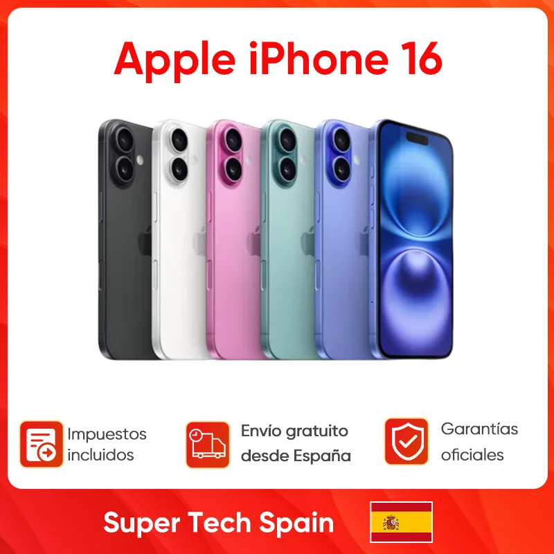 Apple iPhone 16 Smartphone 5G iOS 18 6.1” Super Retina XDR OLED Display IP68 Dust/water Resistant Dual SIM Camera Control