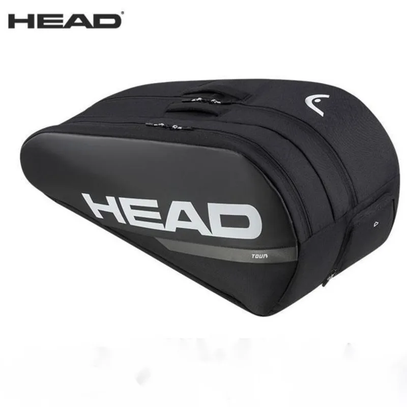 2024 Original HEAD Tennis Bag Backpack Large Capacity Sport Bag Tennis Racket Tenis Raqueteira Padel Bag Racquet PRO X TOUR TEAM