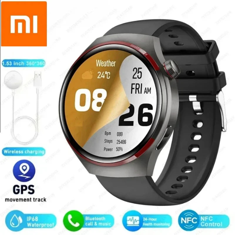Xiaomi Watch 4 PRO Smart Watch For Pro AMOLED HD Screen Bluetooth Call GPS NFC Heart rate Sports SmartWatch Man 2024 New