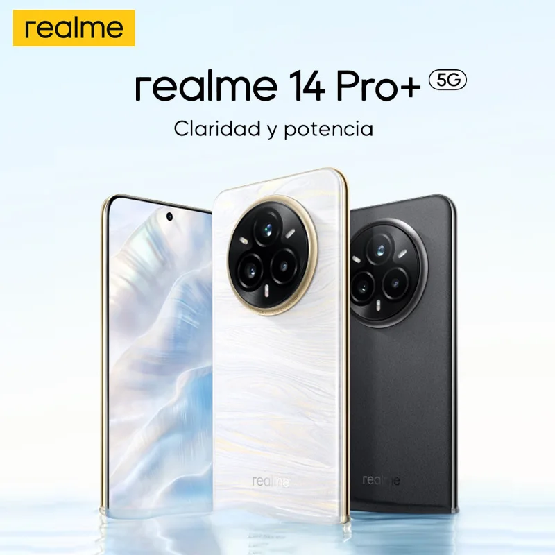 2025 Realme 14 Pro+ Smartphone 5g Snapdragon 7S Gen 3 6.83” 120Hz Oled Screen  realme 14 Pro Plus Nfc Global Version