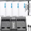 4battery and charger