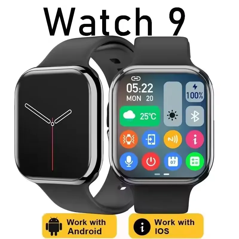 2025 New Men’s Smart Watch Android IOS Mobile Bluetooth Call Blood Oxygen Monitoring Smart Watch Women Can Give Gifts