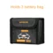 Holds 3 battery bag