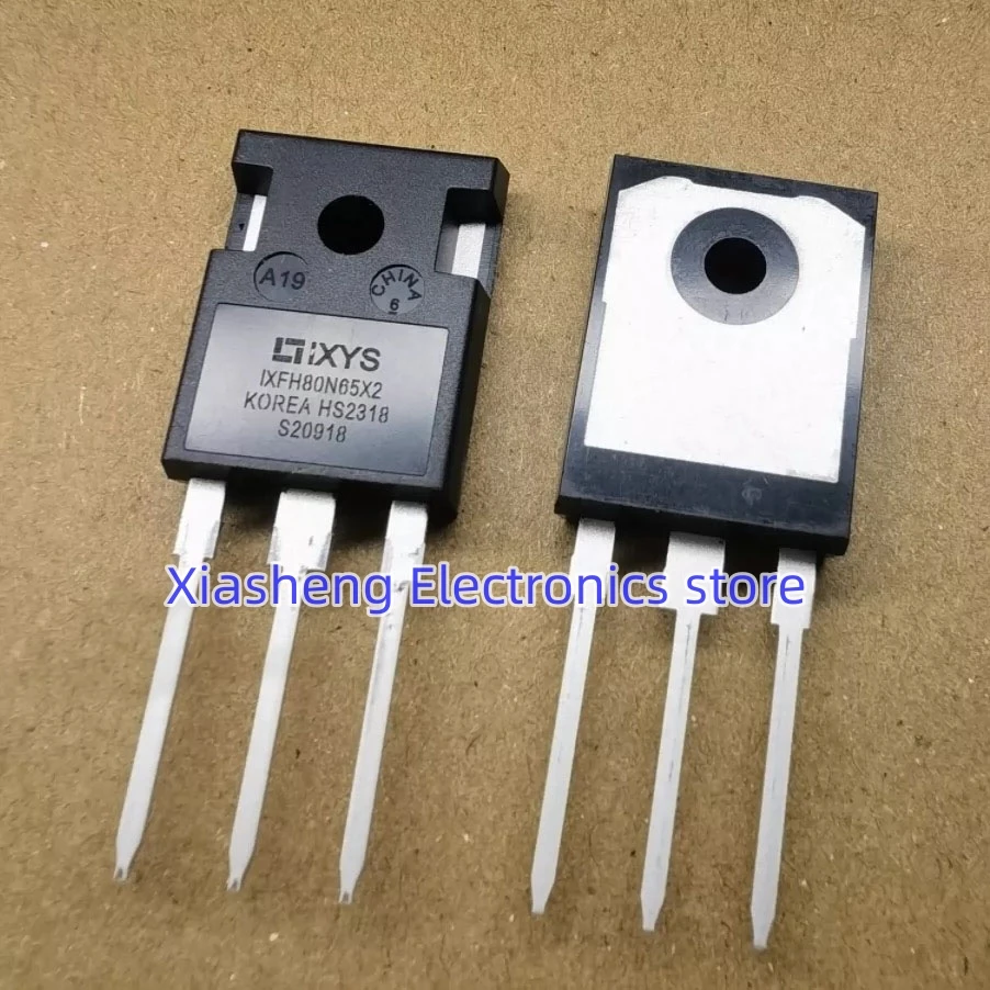 New Original 2Pcs IXFH80N65X2 IXFH60N65X2 TO-247 80A 650V Powerful MOSFET Transistor In Stock Good Quality